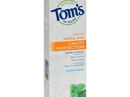 Tom s Of Maine Cavity Protection Toothpaste Peppermint - 5.5 Oz - Case Of 6 Sale