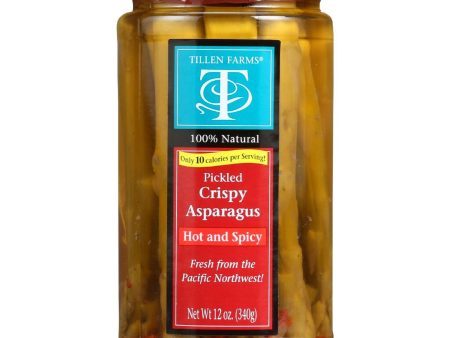 Tillen Farms Asparagus - Pickled - Hot And Spicy Crispy - 12 Oz - Case Of 6 Sale