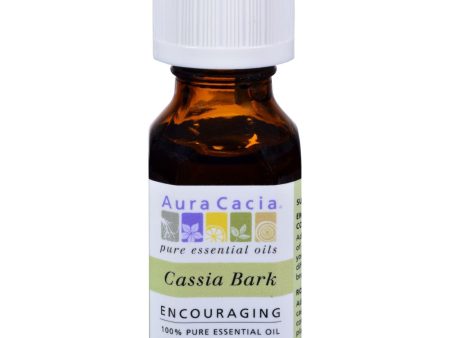 Aura Cacia Pure Essential Oil Cassia Bark - 0.5 Fl Oz Online Sale