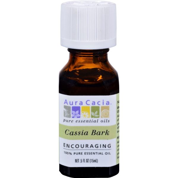 Aura Cacia Pure Essential Oil Cassia Bark - 0.5 Fl Oz Online Sale