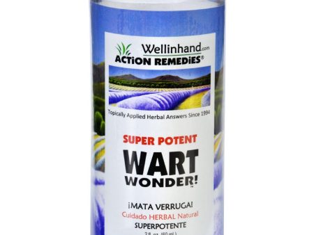 Wellinhand Action Remedies Wart Wonder - Super Potent - 2 Fl Oz on Sale