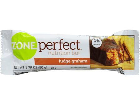 Zone Nutrition Bar - Fudge Graham - Case Of 12 - 1.76 Oz Hot on Sale