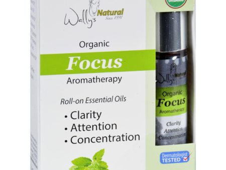 Wallys Natural Products Aromatherapy Blend - Organic - Roll-on - Essential Oils - Focus - .33 Oz Discount