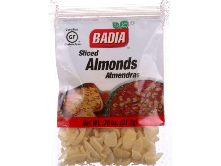 Badia Spices Almonds - Sliced - .75 Oz - Case Of 12 Discount