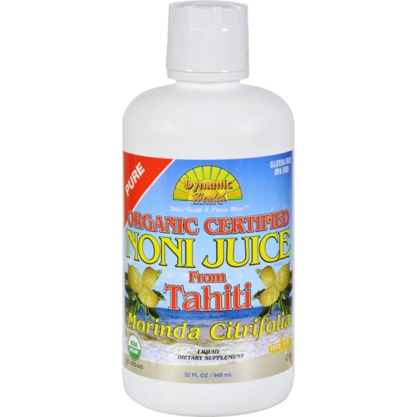 Dynamic Health Organic Certified Noni Juice - 32 Fl Oz Hot on Sale