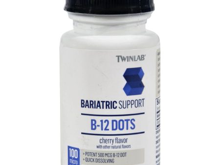 Twinlab Bariatric Support B-12 Dots Cherry - 100 Micro Tablets on Sale