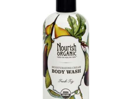 Nourish Organic Body Wash - Fresh Fig - 10 Fl Oz Fashion