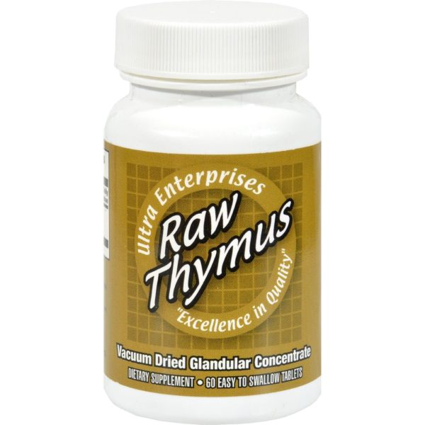 Ultra Glandulars Ultra Raw Thymus 200mg - 60 Tablets Supply