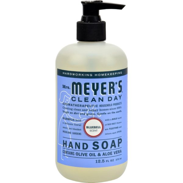 Mrs. Meyer s Liquid Hand Soap - Bluebell - Case Of 6 - 12.5 Oz Online