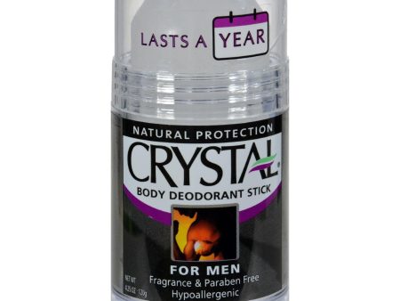 Crystal Body Deodorant Stick For Men - 4.25 Oz Online now