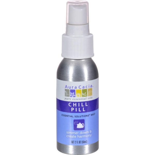 Aura Cacia Essential Solutions Mist Chill Pill - 2 Fl Oz Online Hot Sale