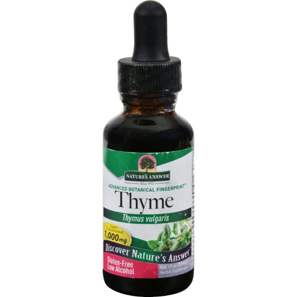 Nature s Answer Thyme - 1 Oz Online Sale