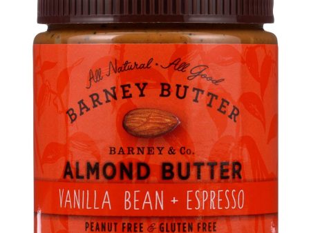 Barney Butter Almond Butter - Vanilla Bean And Espresso - 10 Oz - Case Of 6 Online Hot Sale