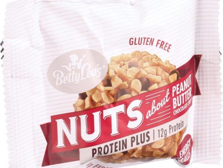 Betty Lou s Protein Plus Energy Nut Butter Balls - Peanut Butter Chocolate Chip - 1.7 Oz - Case Of 12 Sale