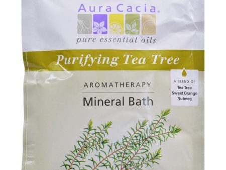 Aura Cacia Aromatherapy Mineral Bath Tea Tree Harvest - 2.5 Oz - Case Of 6 Cheap