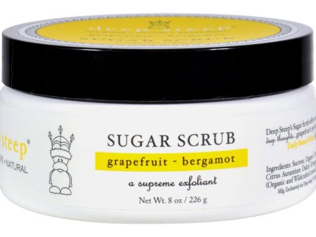 Deep Steep Sugar Scrub - Grapefruit Bergamot - 8 Oz Cheap