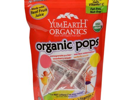 Yummy Earth Organic Lollipops Assorted Flavors - 3 Oz - Case Of 6 Online