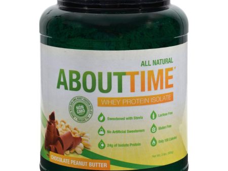 About Time Whey Protein Isolate - Chocolate Peanut Butter - 2 Lb Online