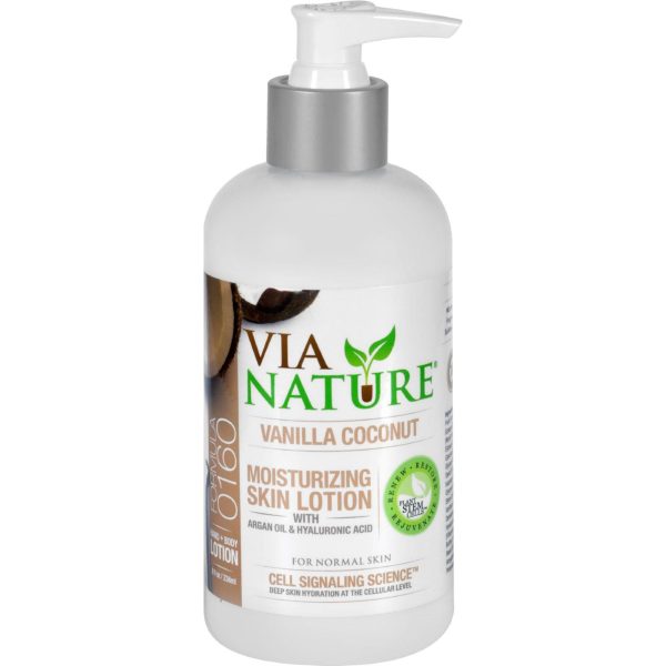 Via Nature Lotion - Moisture - Vanilla Coconut - 8 Fl Oz For Discount