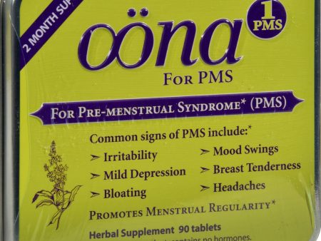 Oona Pms1 - Case Of 5 - 90 Tablets Online Hot Sale