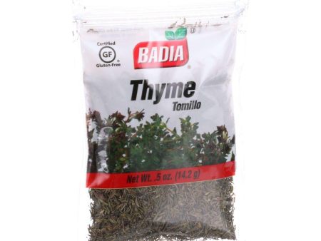 Badia Spices Thyme Leaves - .5 Oz - Case Of 12 Cheap