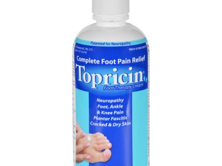 Topricin Foot Therapy Cream - 8 Oz For Cheap