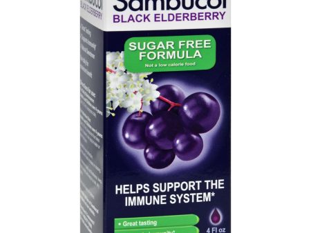 Sambucol Black Elderberry Syrup - Sugar Free - 4 Oz Hot on Sale