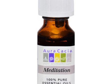 Aura Cacia Essential Oil Blend Meditation - 0.5 Fl Oz Discount