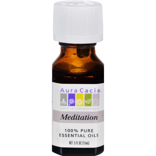 Aura Cacia Essential Oil Blend Meditation - 0.5 Fl Oz Discount