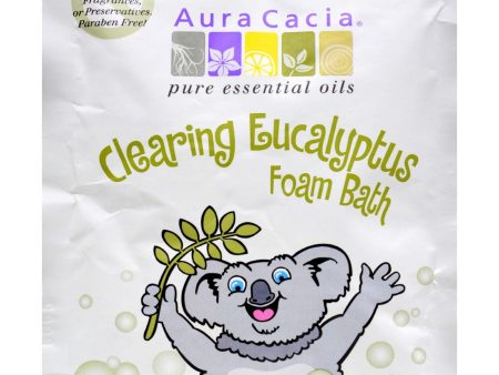 Aura Cacia Clearing Foam Bath - Eucalyptus - Case Of 6 - 2.5 Oz Sale