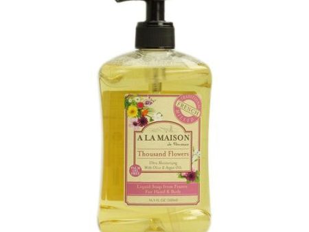 A La Maison French Liquid Soap Thousand Flowers - 8.8 Fl Oz Online Sale