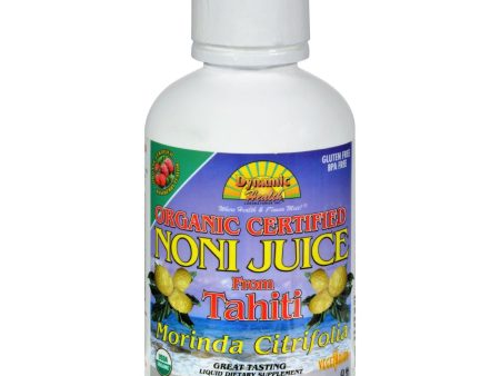 Dynamic Health Organic Certified Noni Juice Raspberry - 16 Fl Oz For Sale