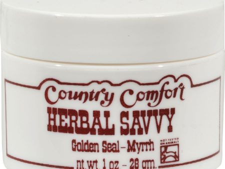 Country Comfort Herbal Savvy Golden Seal-myrrh - 2 Oz Online Hot Sale