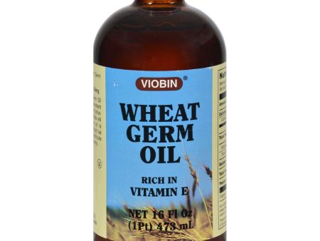 Viobin Wheat Germ Oil Liquid Rich In Vitamin E - 16 Fl Oz Fashion