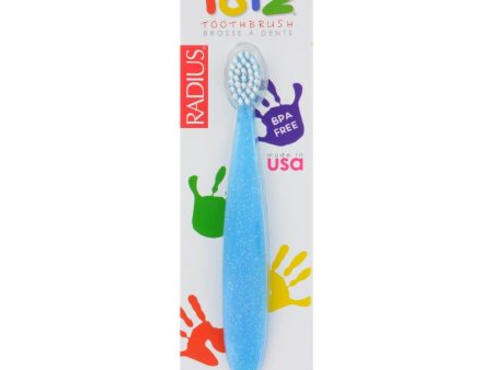 Radius Totz Toothbrush 18+ Months - Extra Soft - Clear Sparkle - Case Of 6 Online Hot Sale