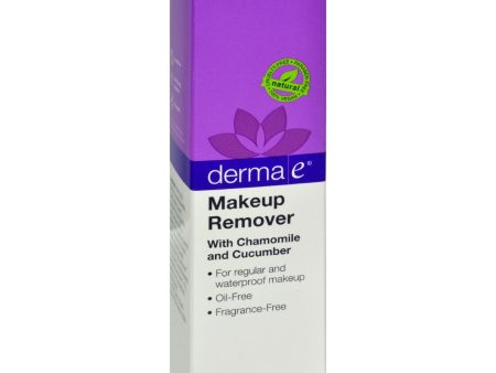 Derma E All-natural Eyebright Makeup Remover Fragrance-free - 4 Fl Oz Supply