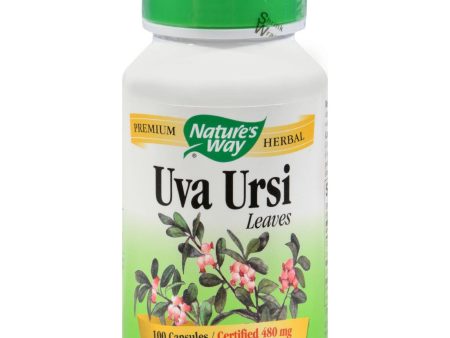 Nature s Way Uva Ursi Leaves - 480 Mg - 100 Capsules on Sale