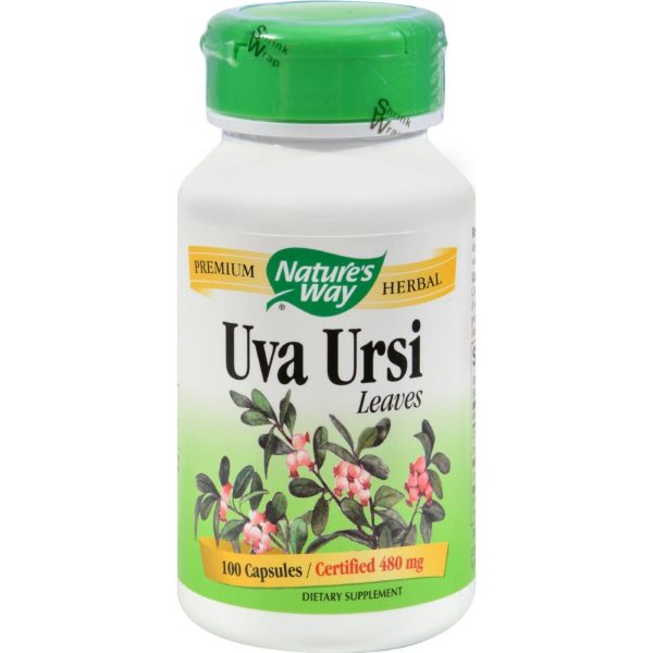 Nature s Way Uva Ursi Leaves - 480 Mg - 100 Capsules on Sale