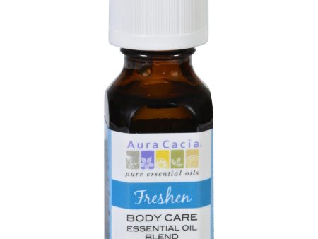 Aura Cacia Essential Oil Blend - Body - Freshen - .5 Oz Cheap