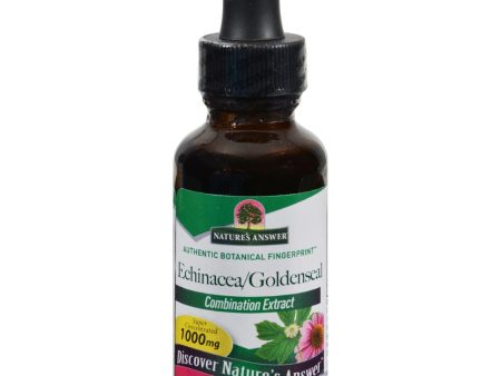 Nature s Answer Echinacea And Goldenseal - 1 Oz For Discount