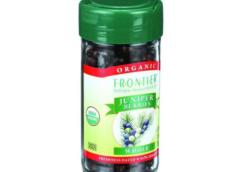 Frontier Herb Juniper Berries - Organic - Whole - 1.28 Oz For Sale