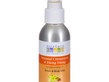 Aura Cacia Aromatherapy Mist Cinnamon Ylang Ylang - 4 Fl Oz Online