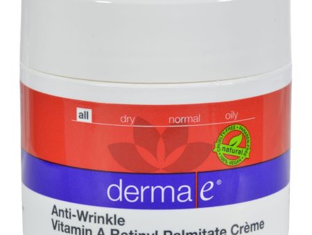 Derma E Refining Vitamin A Creme - 4 Oz For Discount