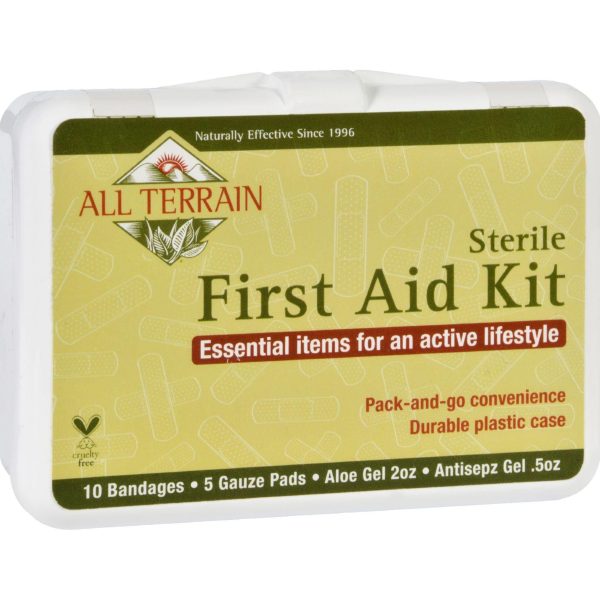 All Terrain First Aid Kit - 17 Pieces Supply