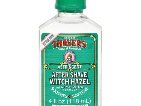 Thayers After Shave - Witch Hazel Aloe Vera - 4 Oz Discount