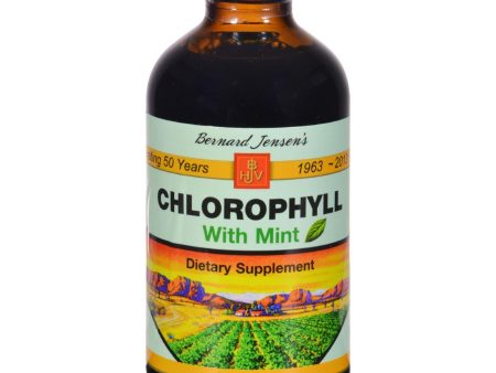 Bernard Jensen Chlorophyll Mint - 8 Fl Oz Hot on Sale