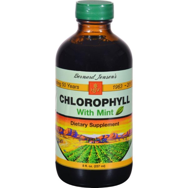 Bernard Jensen Chlorophyll Mint - 8 Fl Oz Hot on Sale