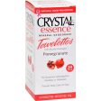 Crystal Essence Mineral Deodorant Towelettes Pomegranate - 24 Towelettes For Cheap