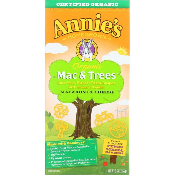 Annies Homegrown Macaroni And Cheese - Organic - 5.5 Oz - Case Of 12 on Sale