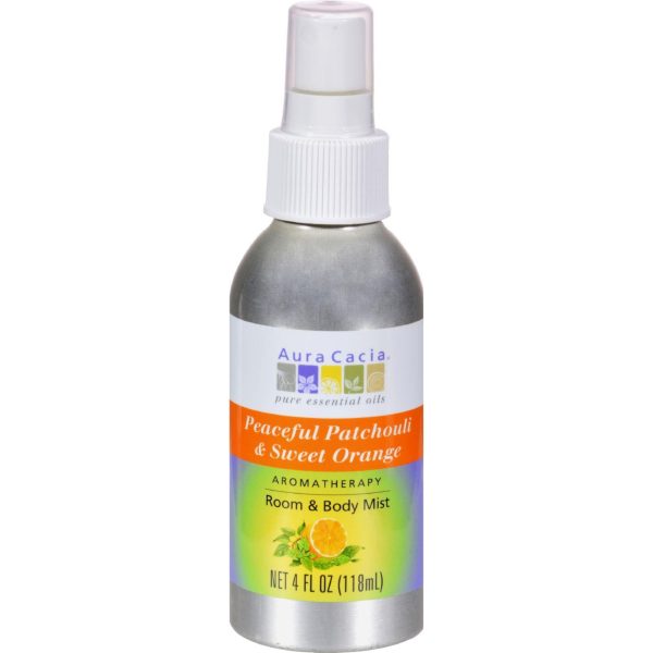 Aura Cacia Aromatherapy Mist Patchouli Sweet Orange - 4 Fl Oz Online